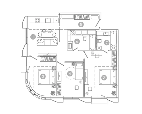 ЖК «UNO Соколиная гора», Москва | Жилой комплекс «УНО Соколиная гора» рядом с Измайловским парком, ГК Основа